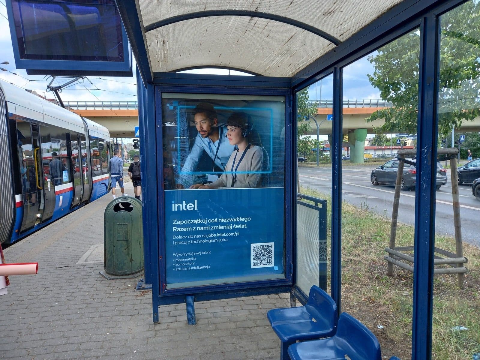  Citylight - wiata przystankowa, Bydgoszcz Jagiellońska