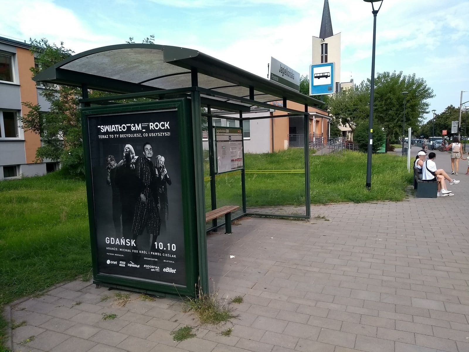  Citylight - wiata przystankowa, Gdańsk Jagiellońska