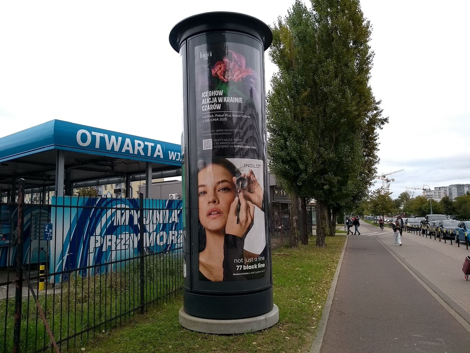  Citylight słup, Gdańsk Kołobrzeska