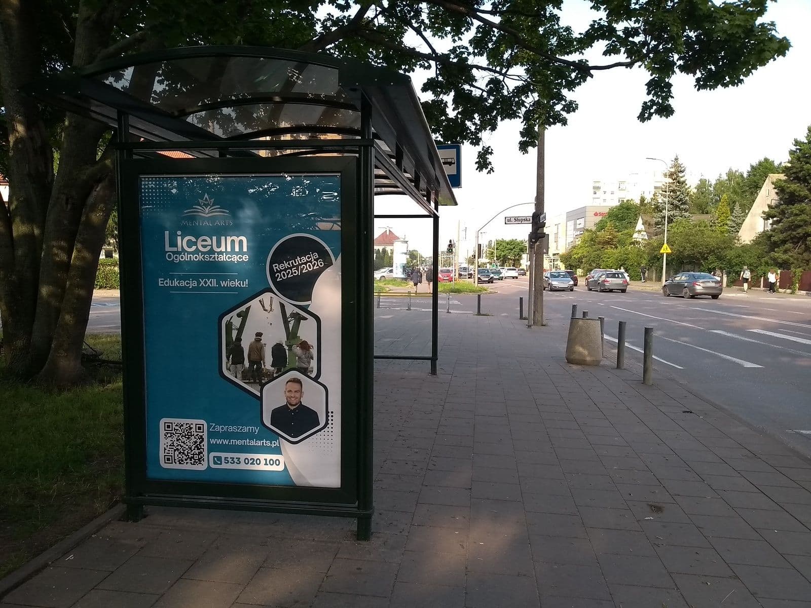  Citylight - wiata przystankowa, Gdańsk Słupska - Kołobrzeska