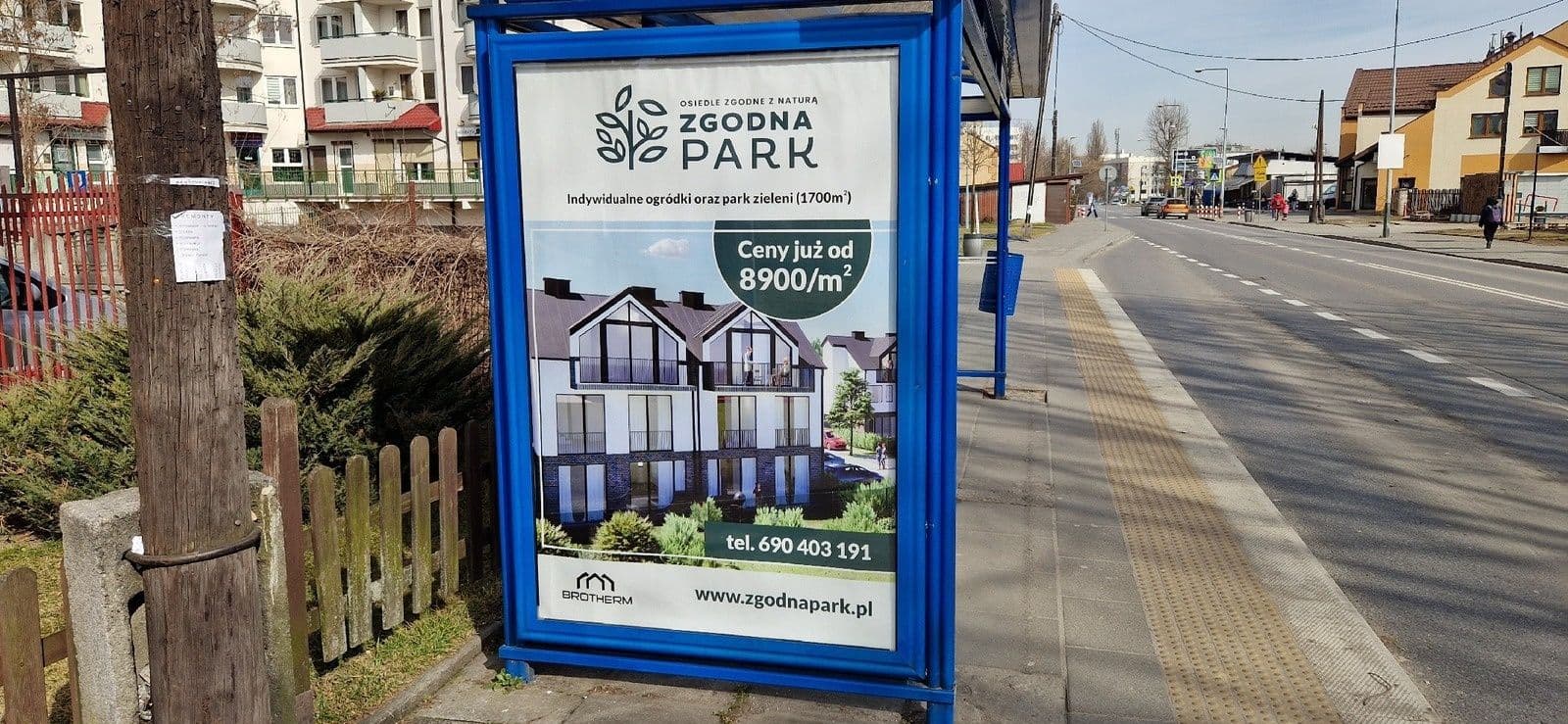  Citylight - wiata przystankowa, Kraków Kobierzyńska - Zachodnia