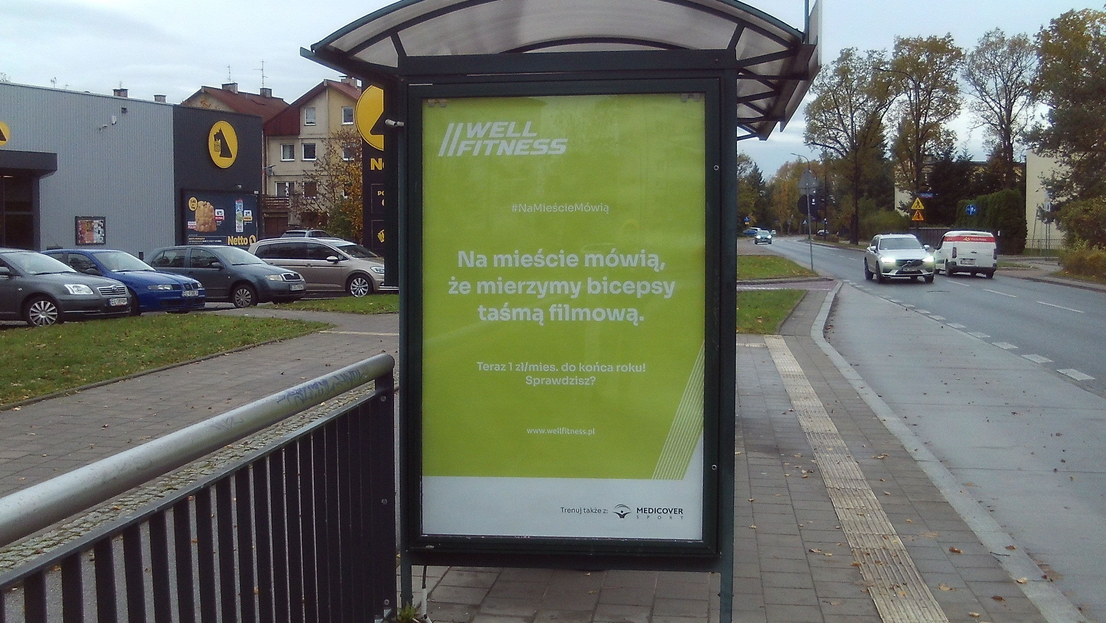  Citylight - wiata przystankowa, Łódź Rojna - Wici