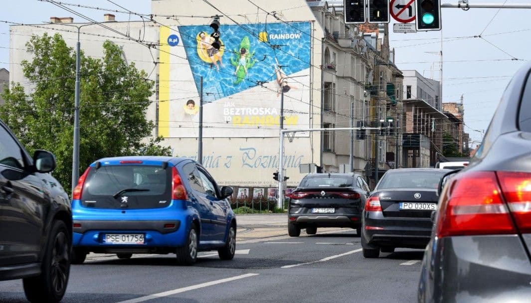  Reklama wielkoformatowa, Poznań Głogowska - MTP