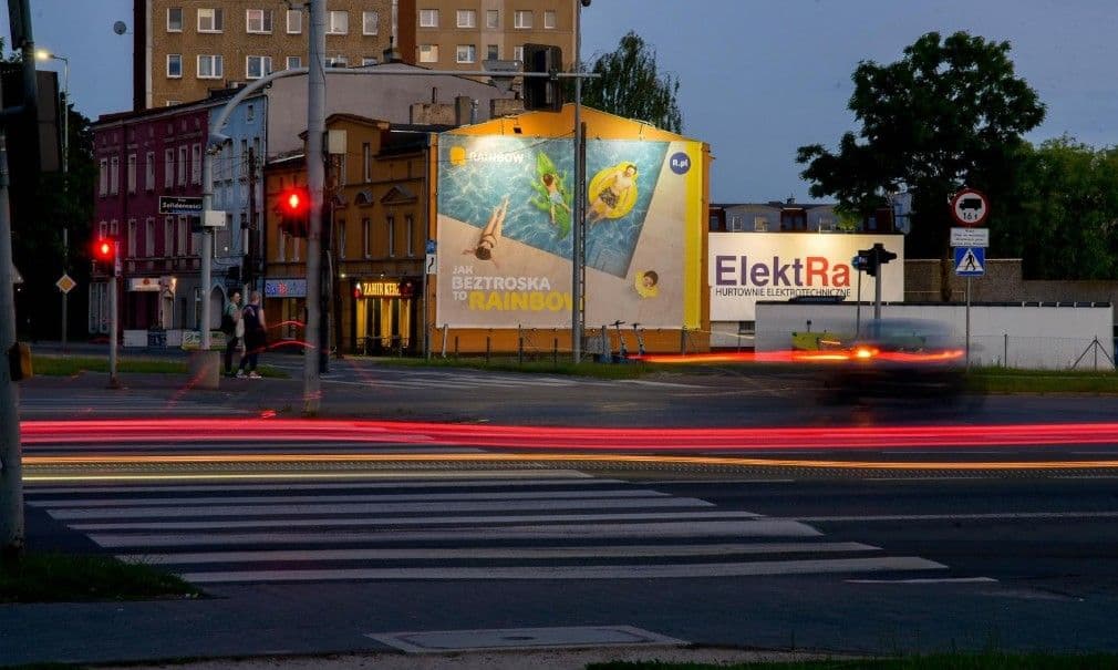  Reklama wielkoformatowa, Poznań Piątkowska - Solidarności