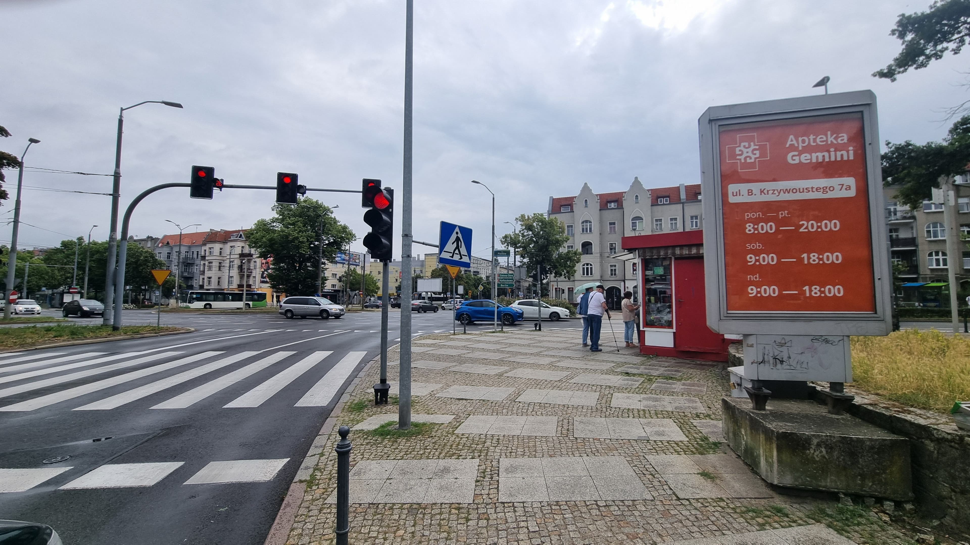  Citylight wolnostojący, Szczecin pl. Kościuszki