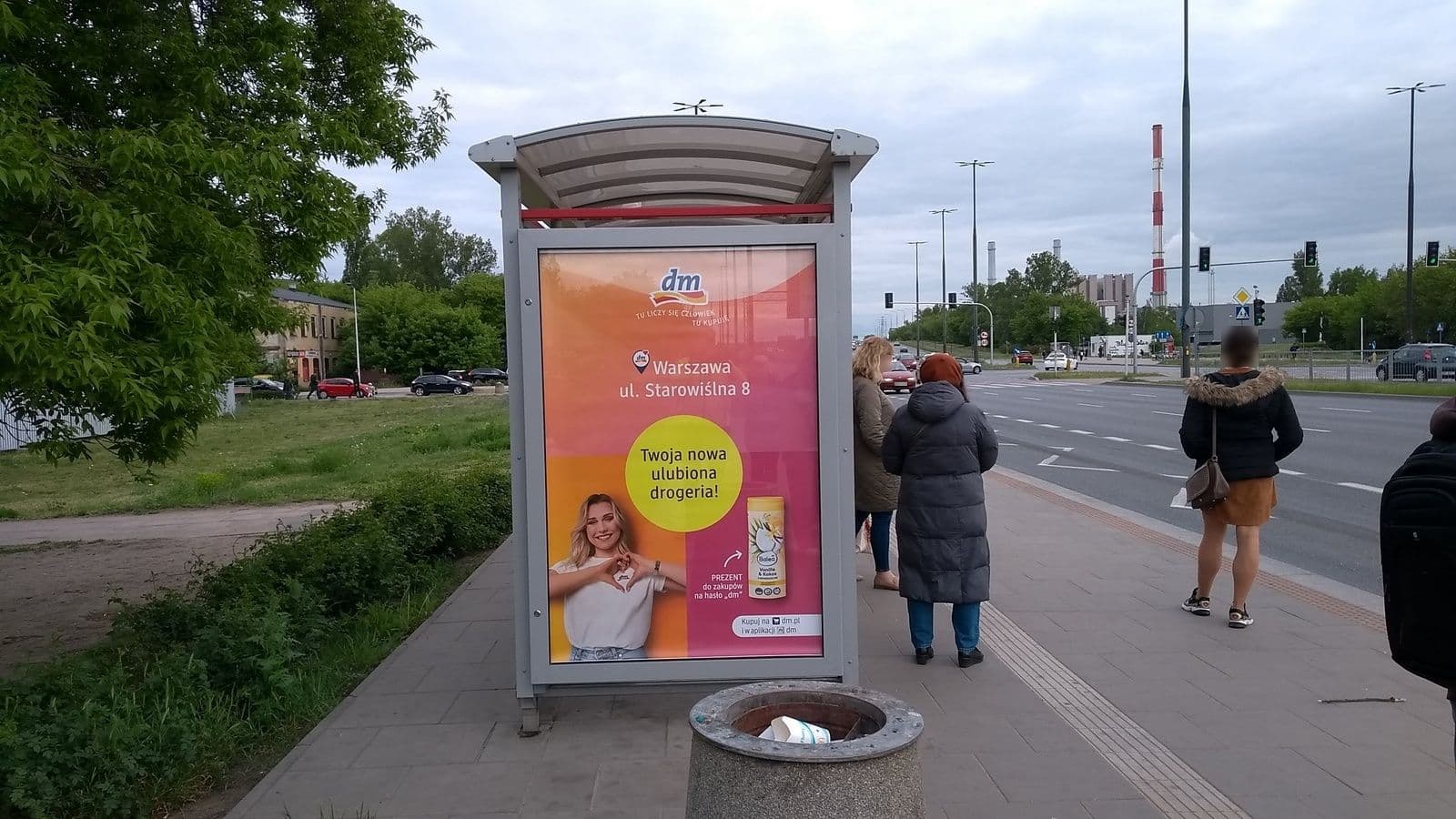  Citylight - wiata przystankowa, Warszawa Modlińska