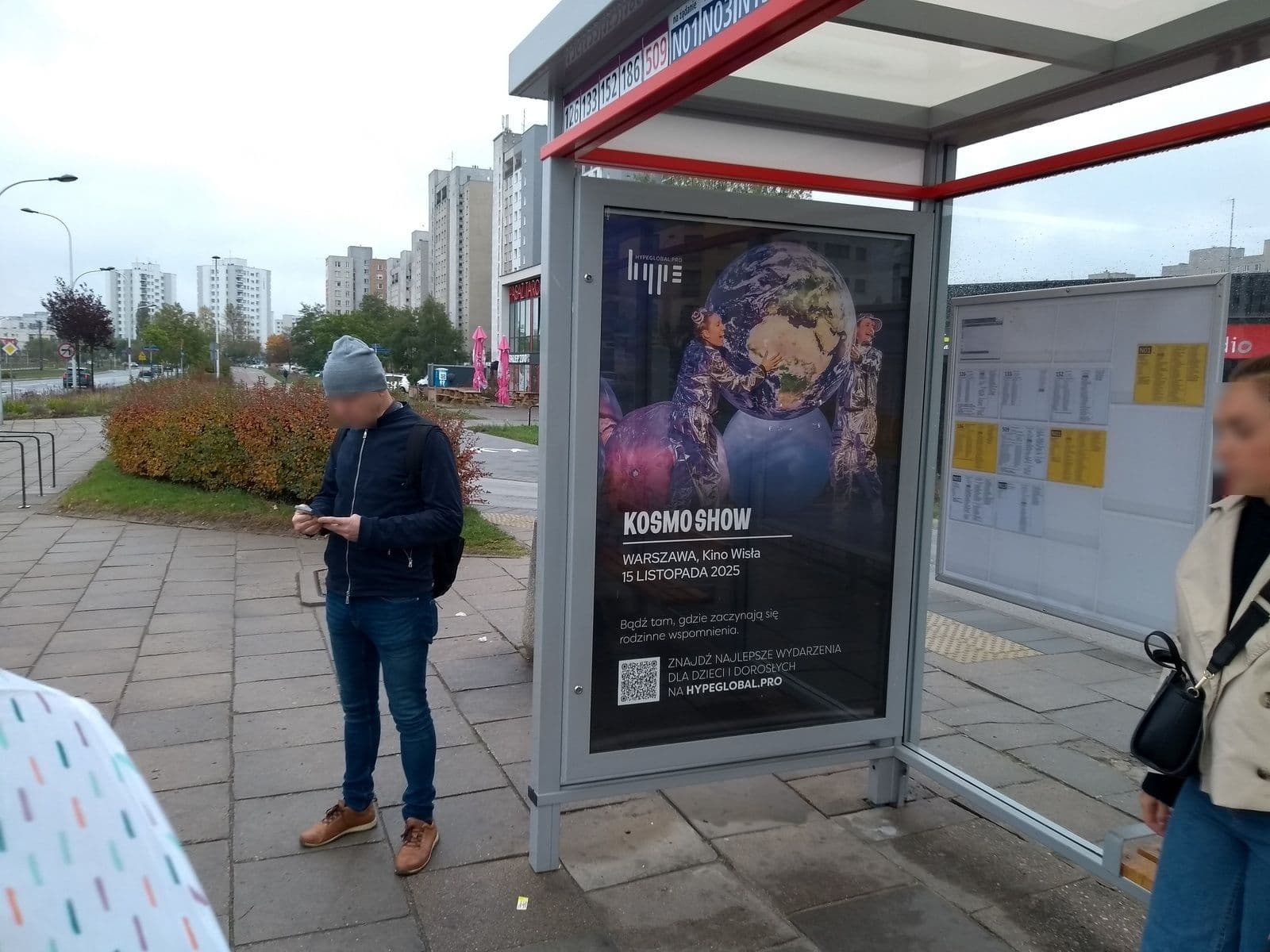  Citylight - wiata przystankowa, Warszawa Światowida