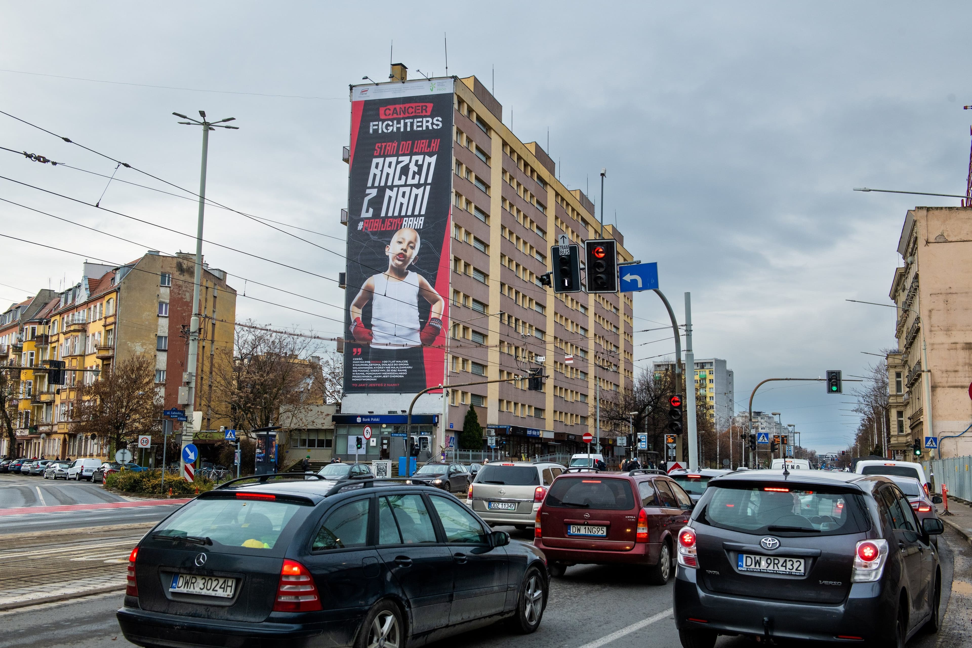  Reklama wielkoformatowa, Wrocław Grabiszyńska