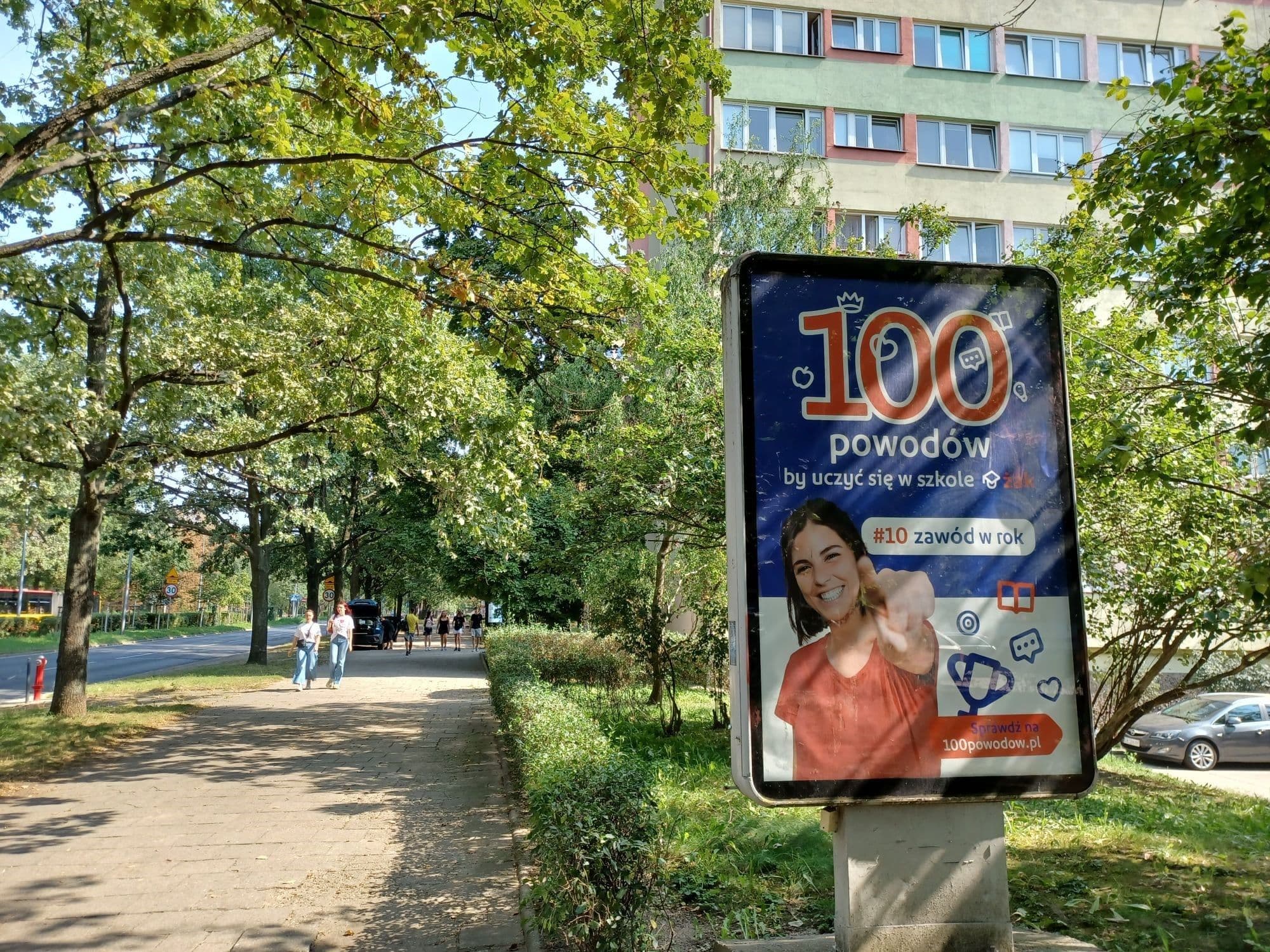  Citylight wolnostojący, Wrocław Kamienna - Drukarska