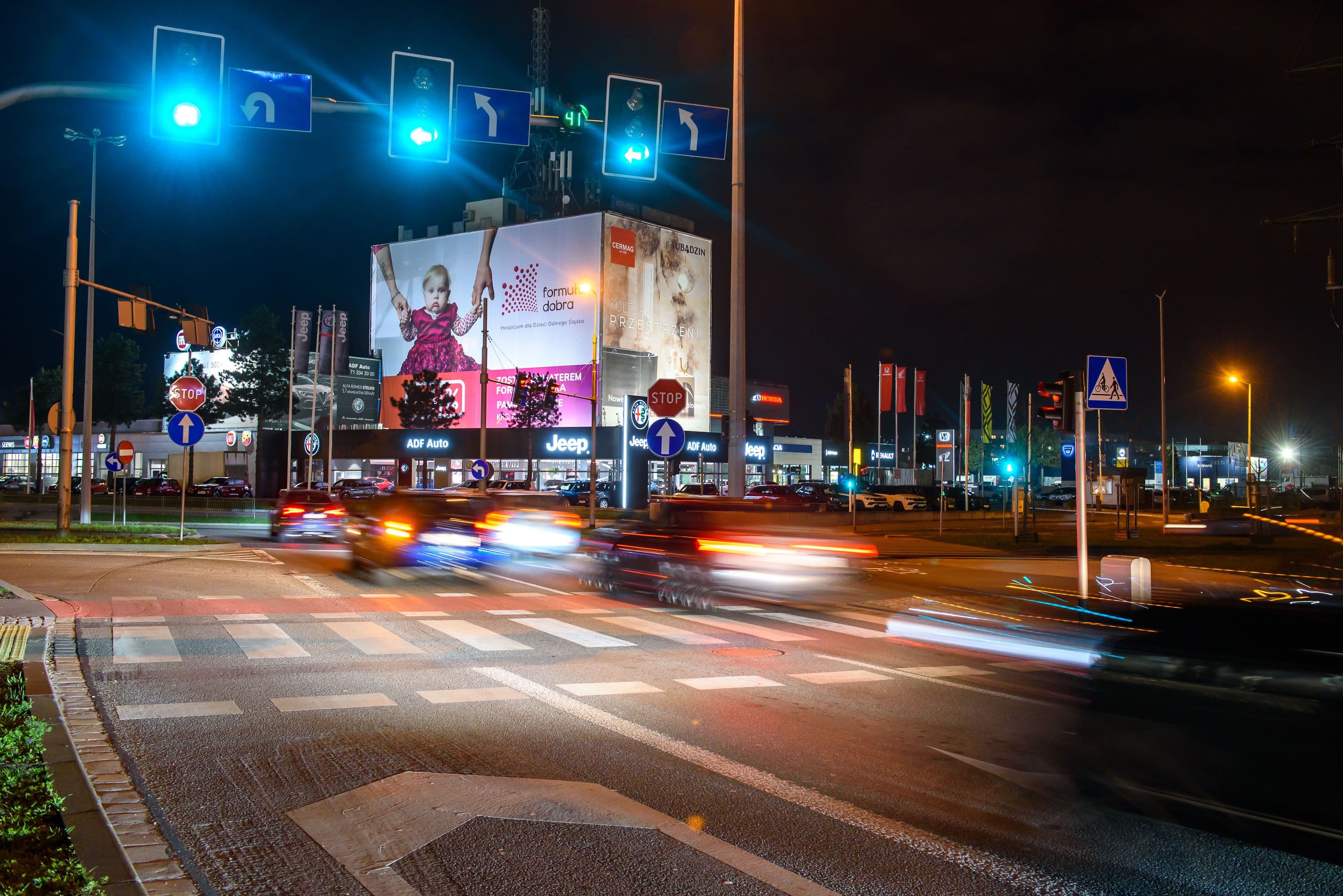  Reklama wielkoformatowa, Wrocław Karkonoska