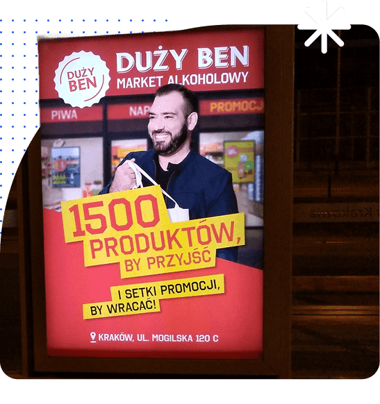 Reklama dla sklepów stacjonarnych, marketów i sieci handlowych