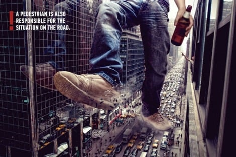 Także pieszy jest odpowiedzialny za sytuację na drodze