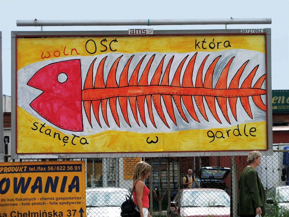 Wolność na billboardach po polsku