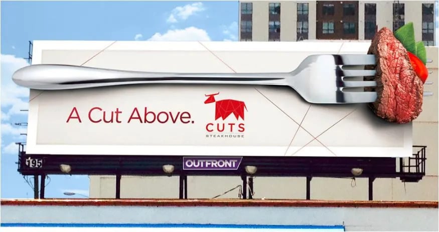 Reklama outdoorowa w branży gastronomicznej