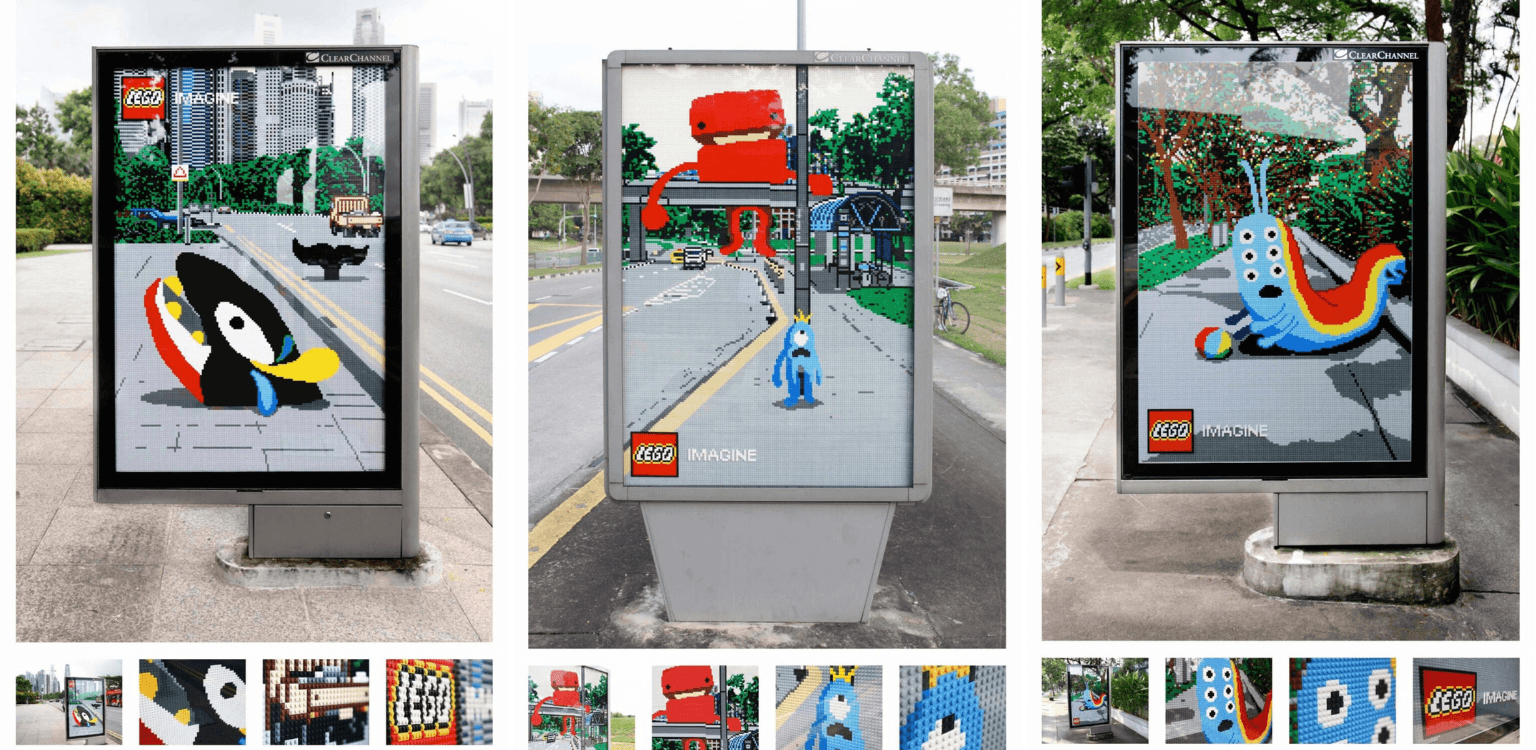 LEGO w outdoorowej odsłonie. Najciekawsze kampanie marki w OOH