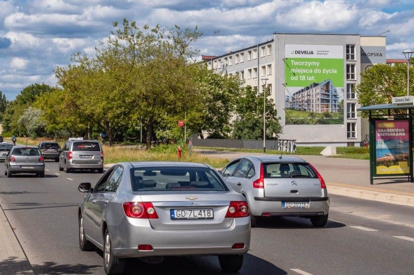 Reklama wielkoformatowa, Gdańsk Chłopska Reklama wielkoformatowa, Gdańsk Chłopska
