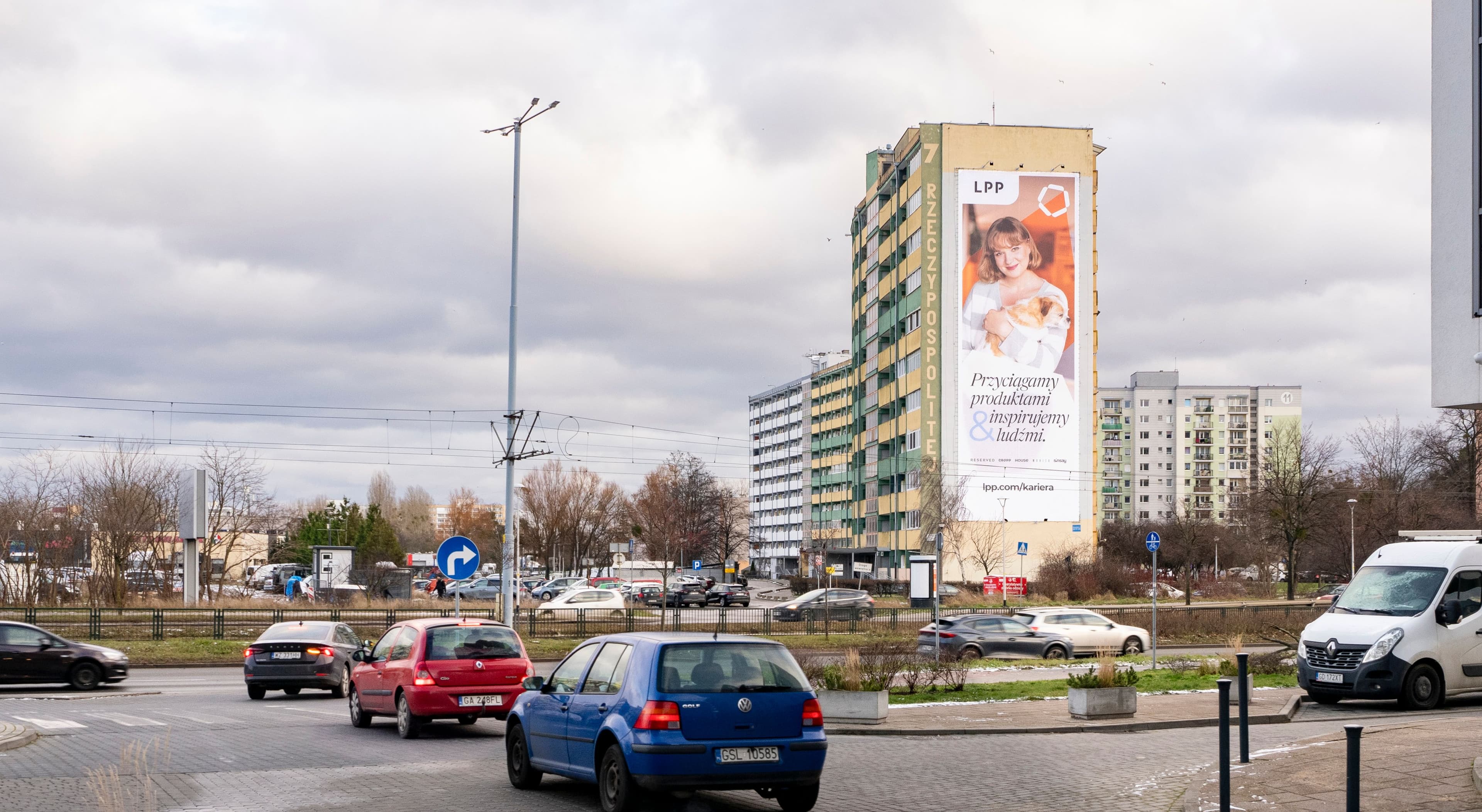 Reklama wielkoformatowa, Gdańsk aleja Rzeczypospolitej Reklama wielkoformatowa, Gdańsk aleja Rzeczypospolitej