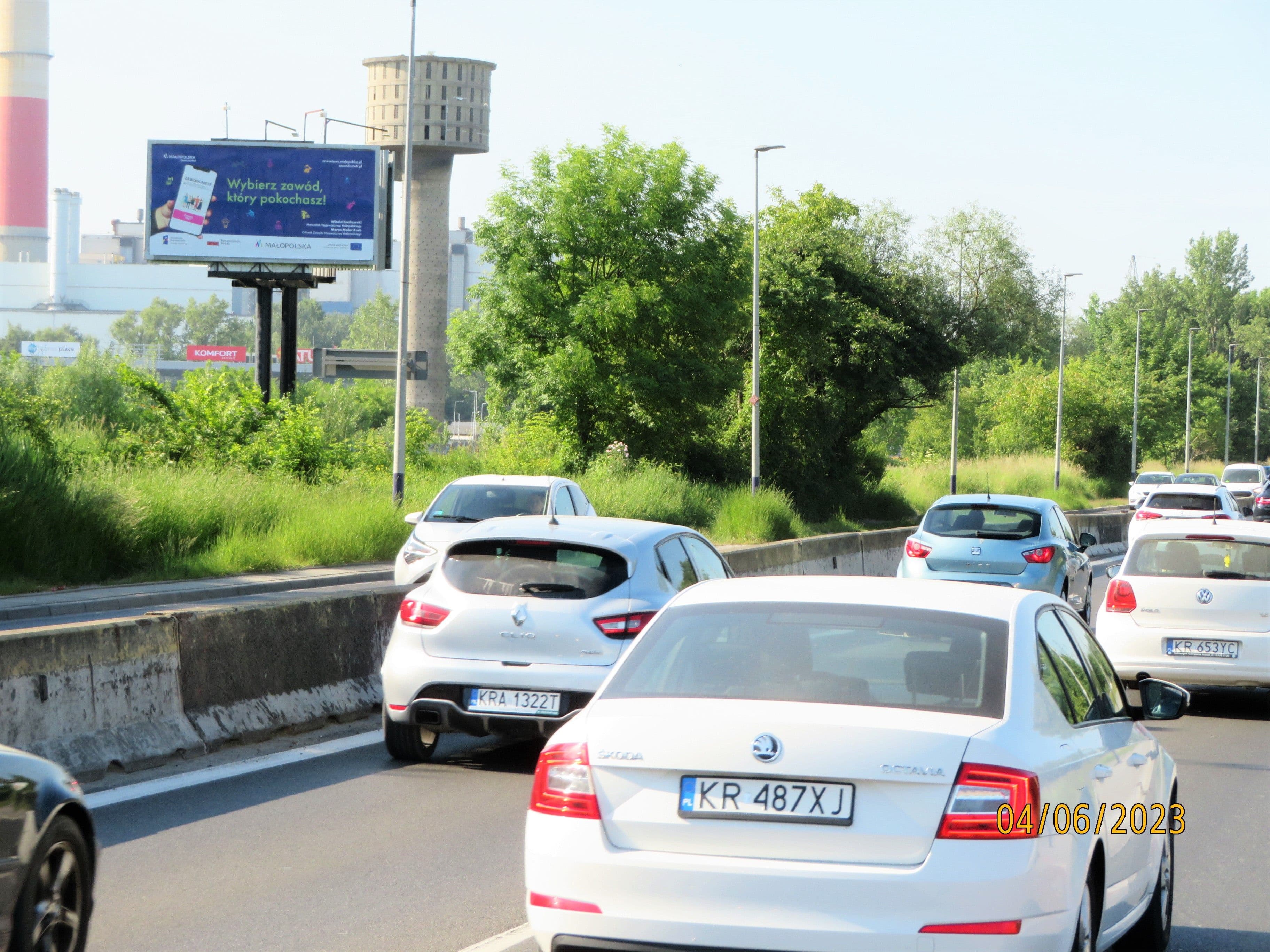 Billboard EURO18, Kraków Nowohucka Billboard EURO18, Kraków Nowohucka