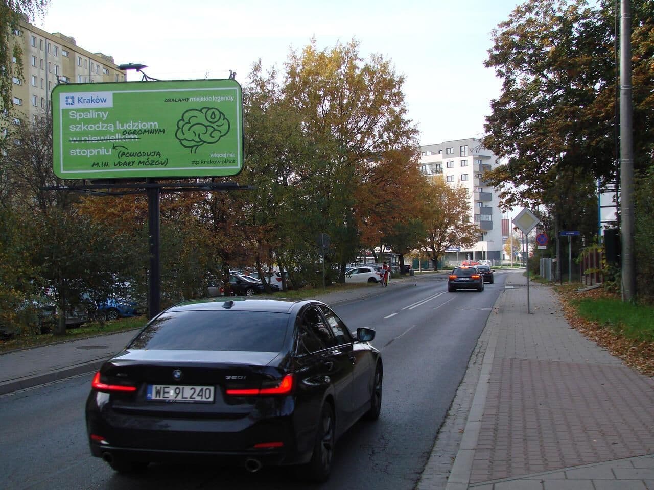 Billboard EURO18, Kraków Powstańców Billboard EURO18, Kraków Powstańców