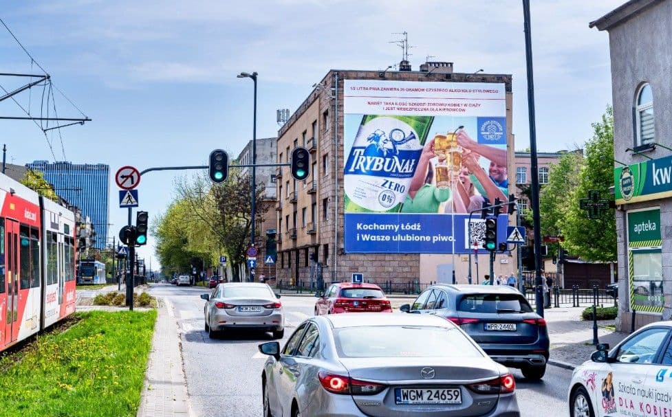 Reklama wielkoformatowa, Łódź Kościuszki - Struga Reklama wielkoformatowa, Łódź Kościuszki - Struga