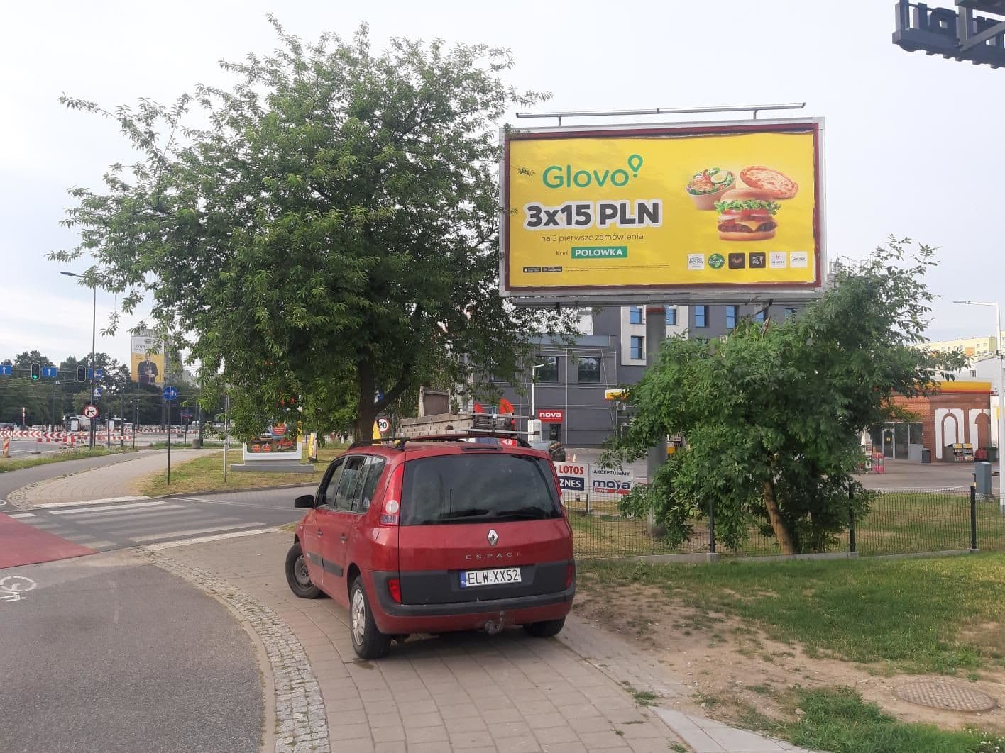 Billboard EURO18, Łódź Rydza Śmigłego - Przybyszewskiego Billboard EURO18, Łódź Rydza Śmigłego - Przybyszewskiego