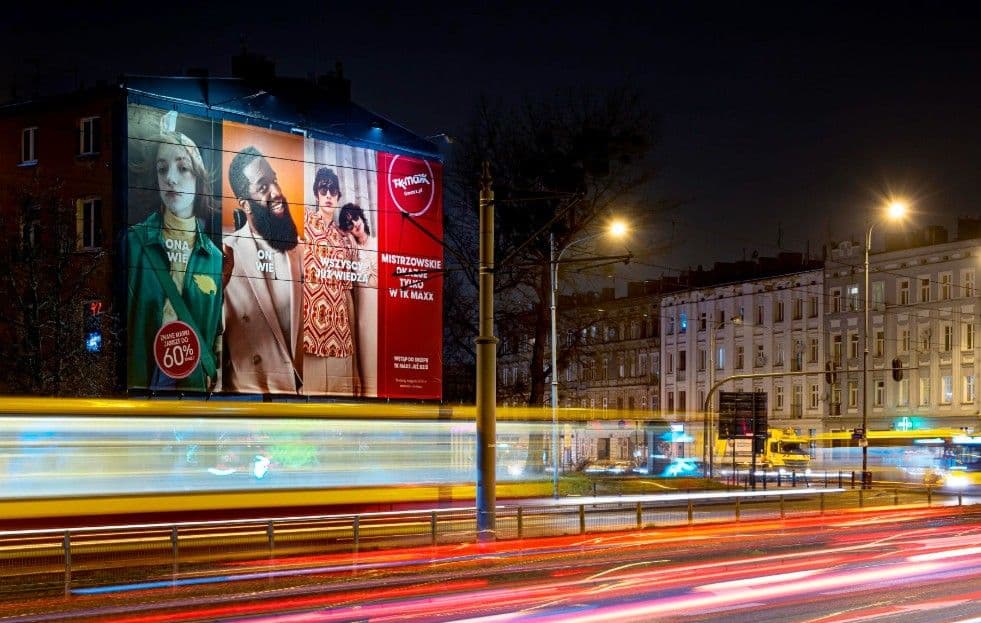 Reklama wielkoformatowa, Łódź Zachodnia - Drewnowska Reklama wielkoformatowa, Łódź Zachodnia - Drewnowska