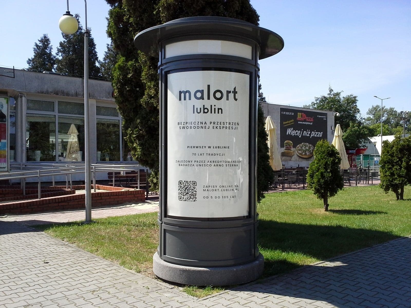 Citylight słup, Lublin Al. Zygmuntowskie Citylight słup, Lublin Al. Zygmuntowskie