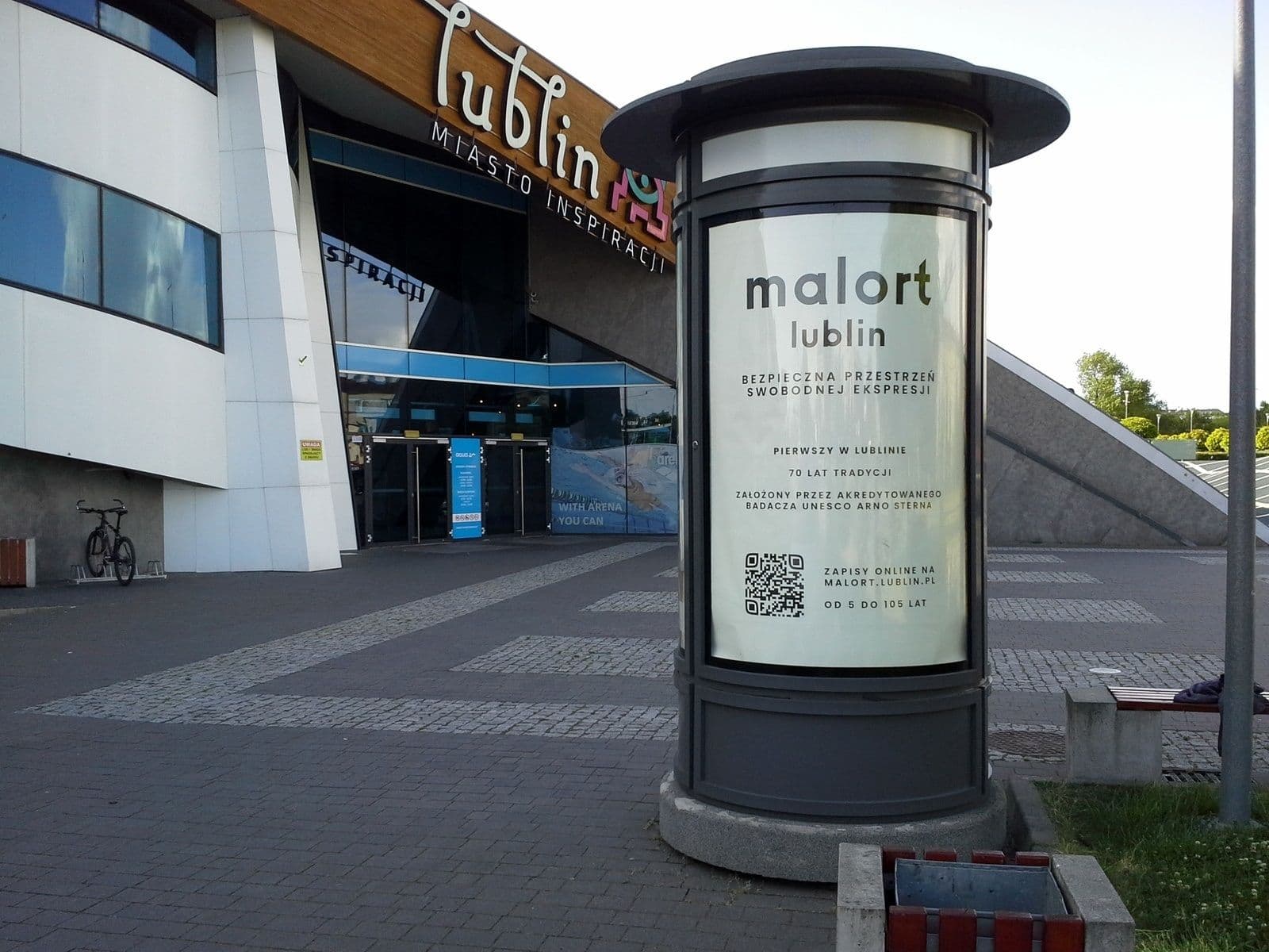 Citylight słup, Lublin Lubelskiego Lipca `80 Citylight słup, Lublin Lubelskiego Lipca `80