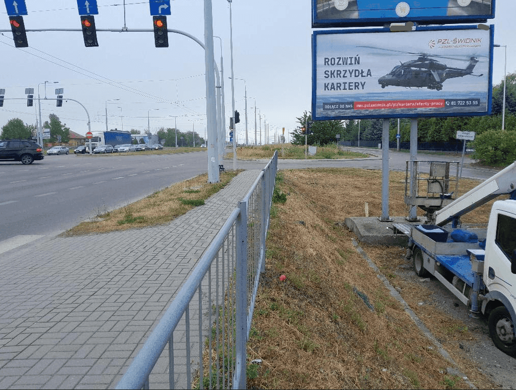 Billboard EURO12, Lublin Mełgiewska Billboard EURO12, Lublin Mełgiewska