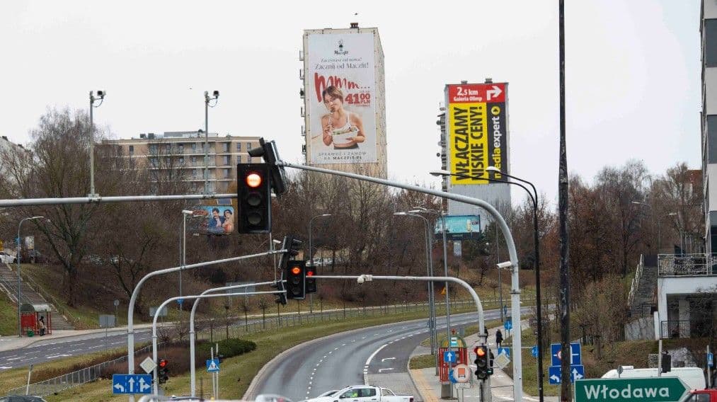 Reklama wielkoformatowa, Lublin al. Solidarności - al. Kompozytorów Polskich Reklama wielkoformatowa, Lublin al. Solidarności - al. Kompozytorów Polskich