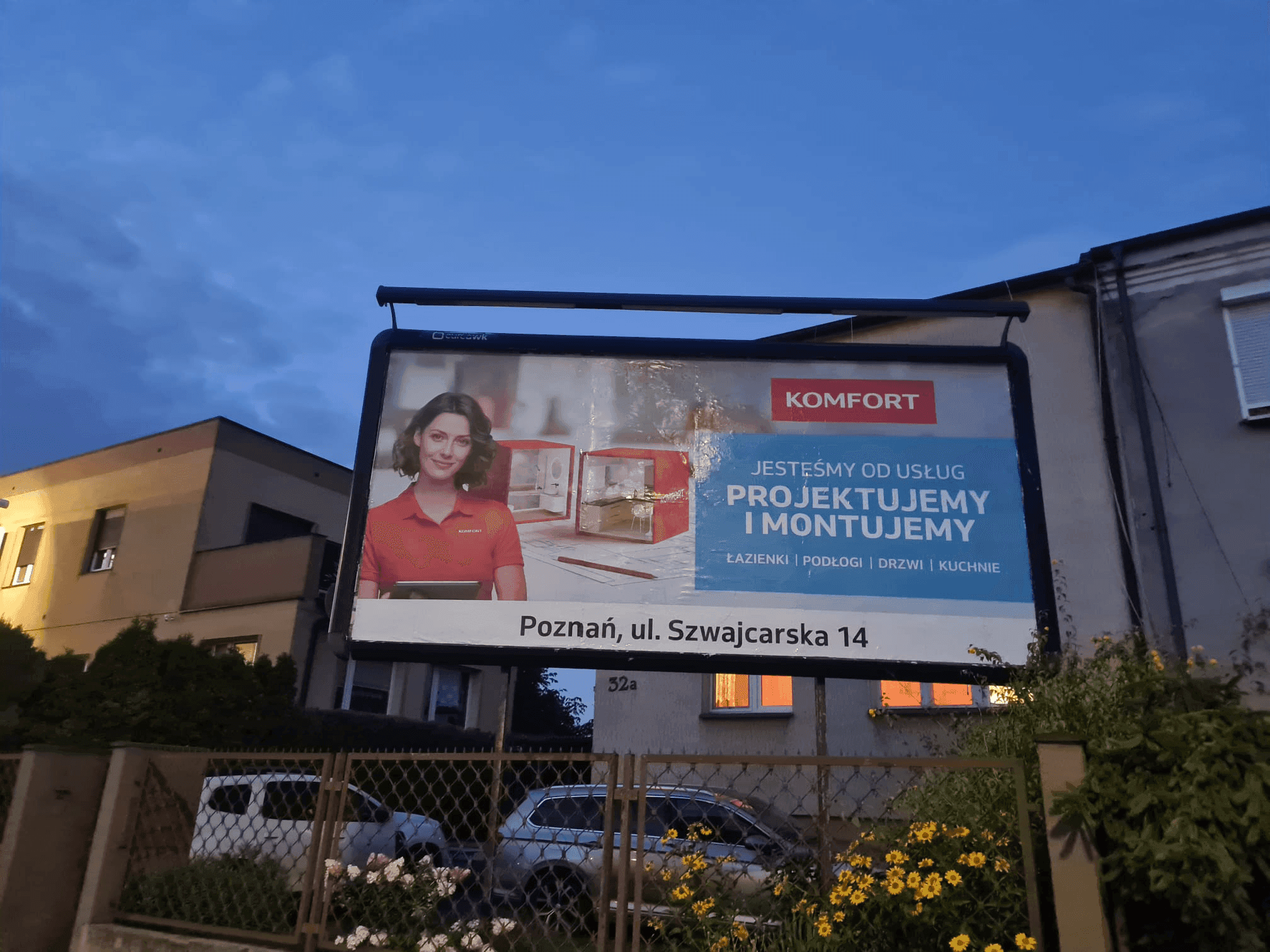 Billboard EURO12, Poznań Murawa Billboard EURO12, Poznań Murawa