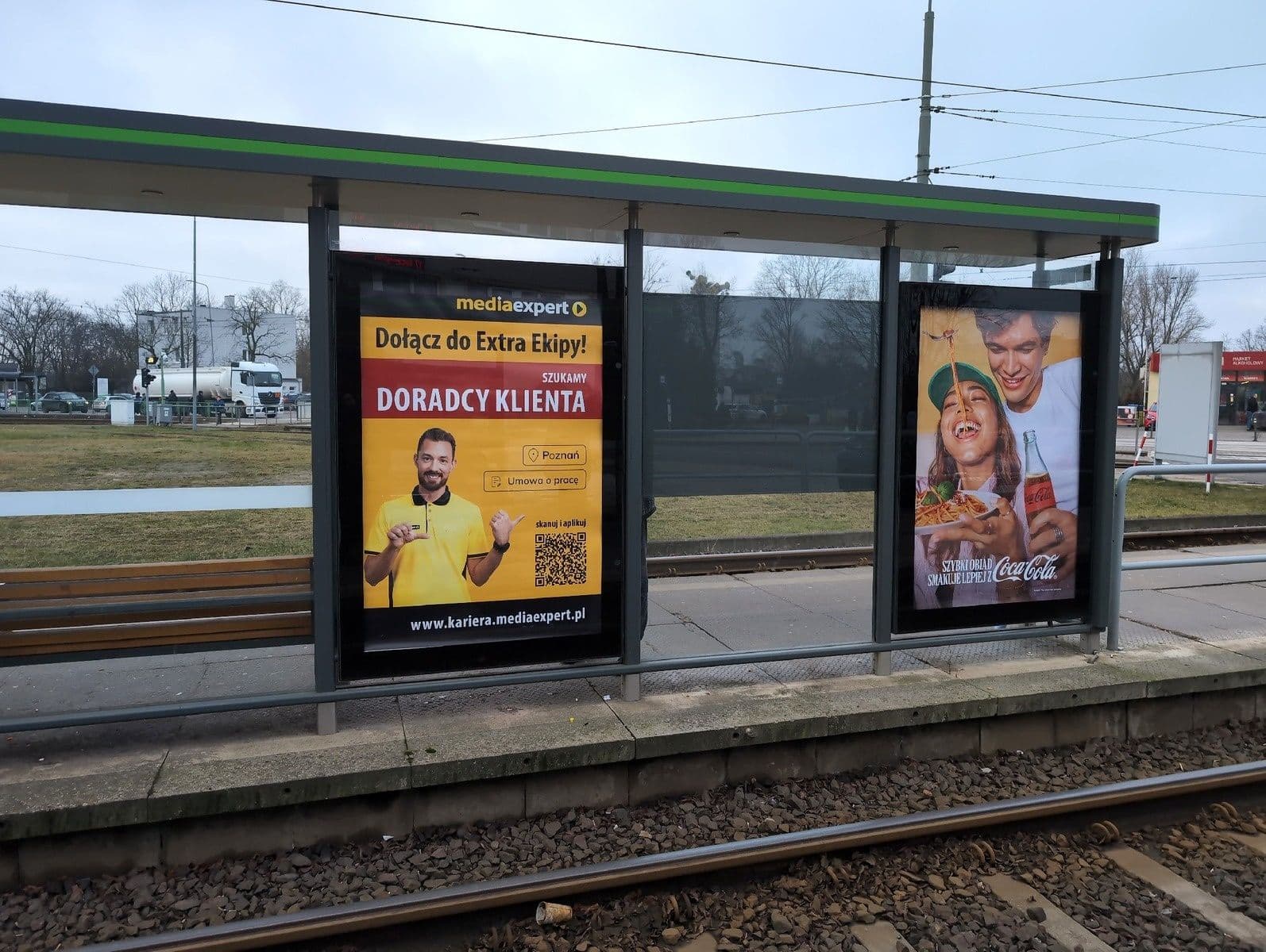 Citylight - wiata przystankowa, Poznań Starołęka Citylight - wiata przystankowa, Poznań Starołęka