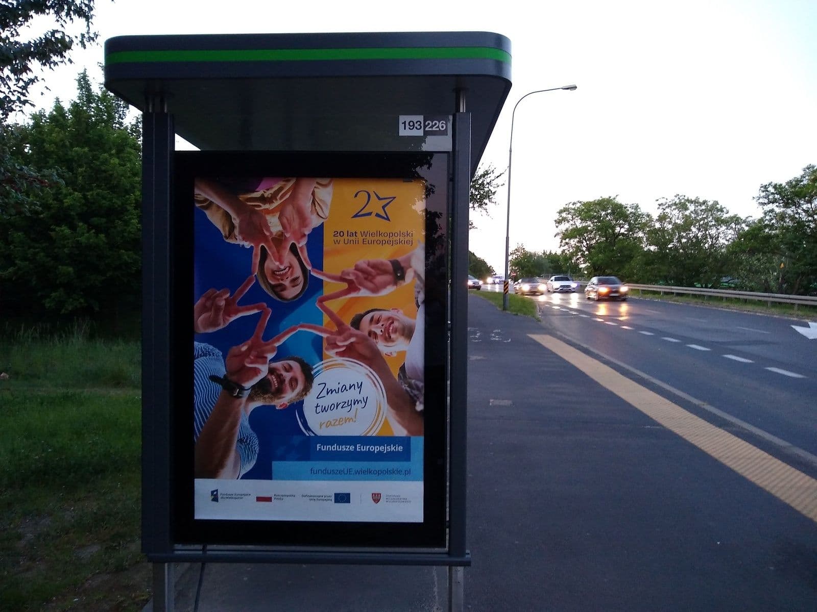 Citylight - wiata przystankowa, Poznań Witosa Citylight - wiata przystankowa, Poznań Witosa