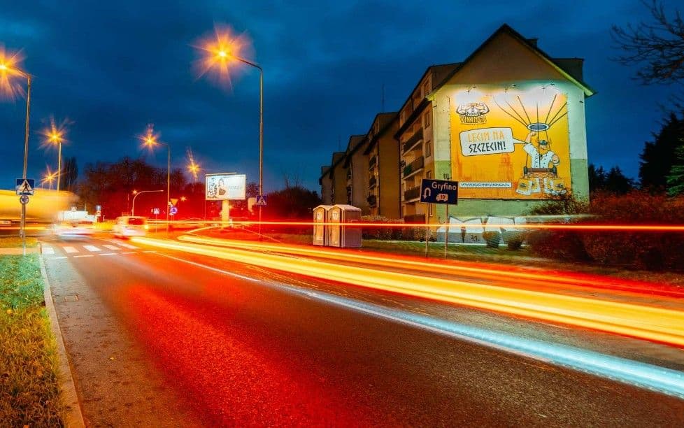 Reklama wielkoformatowa, Szczecin Rondo Zdroje Reklama wielkoformatowa, Szczecin Rondo Zdroje