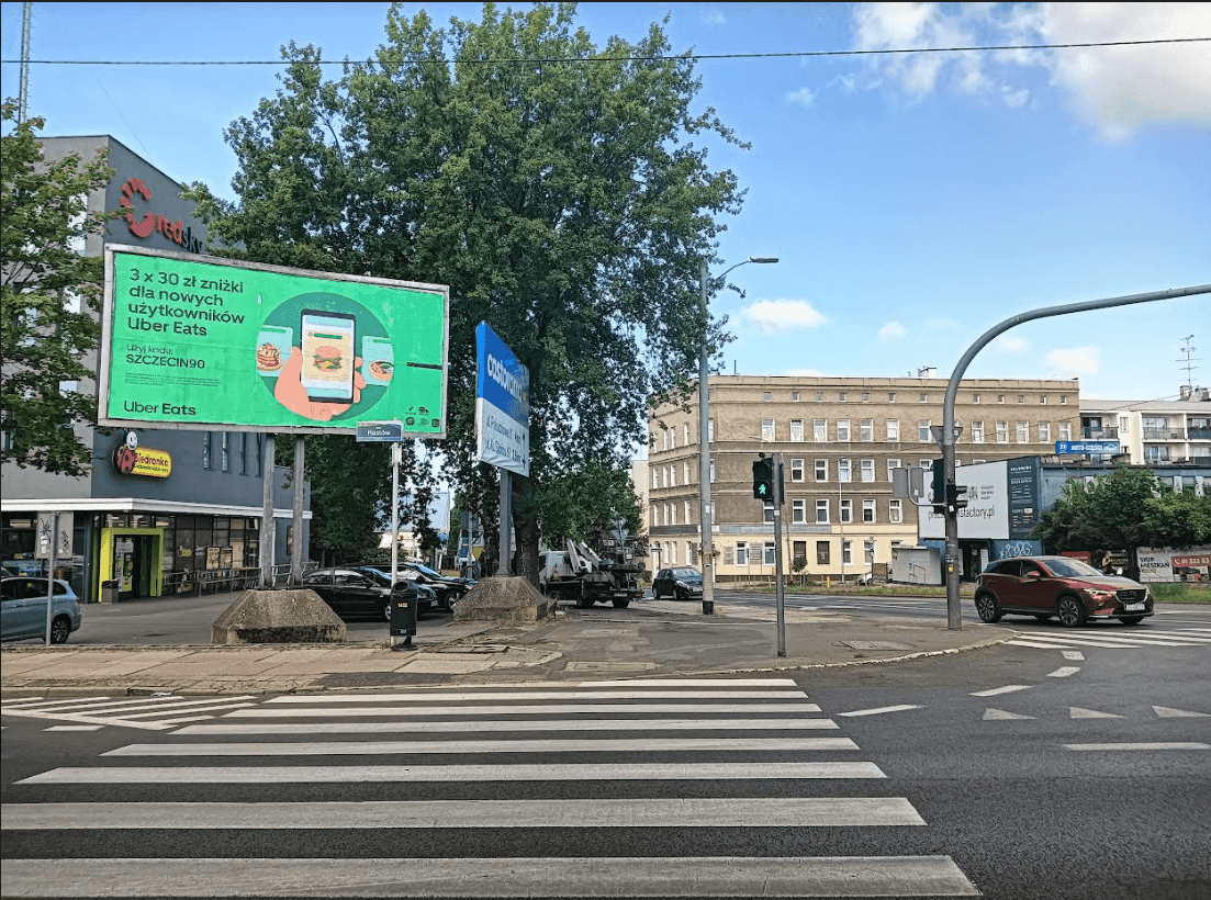 Billboard EURO18, Szczecin al. Piastów - Ku Słońcu Billboard EURO18, Szczecin al. Piastów - Ku Słońcu