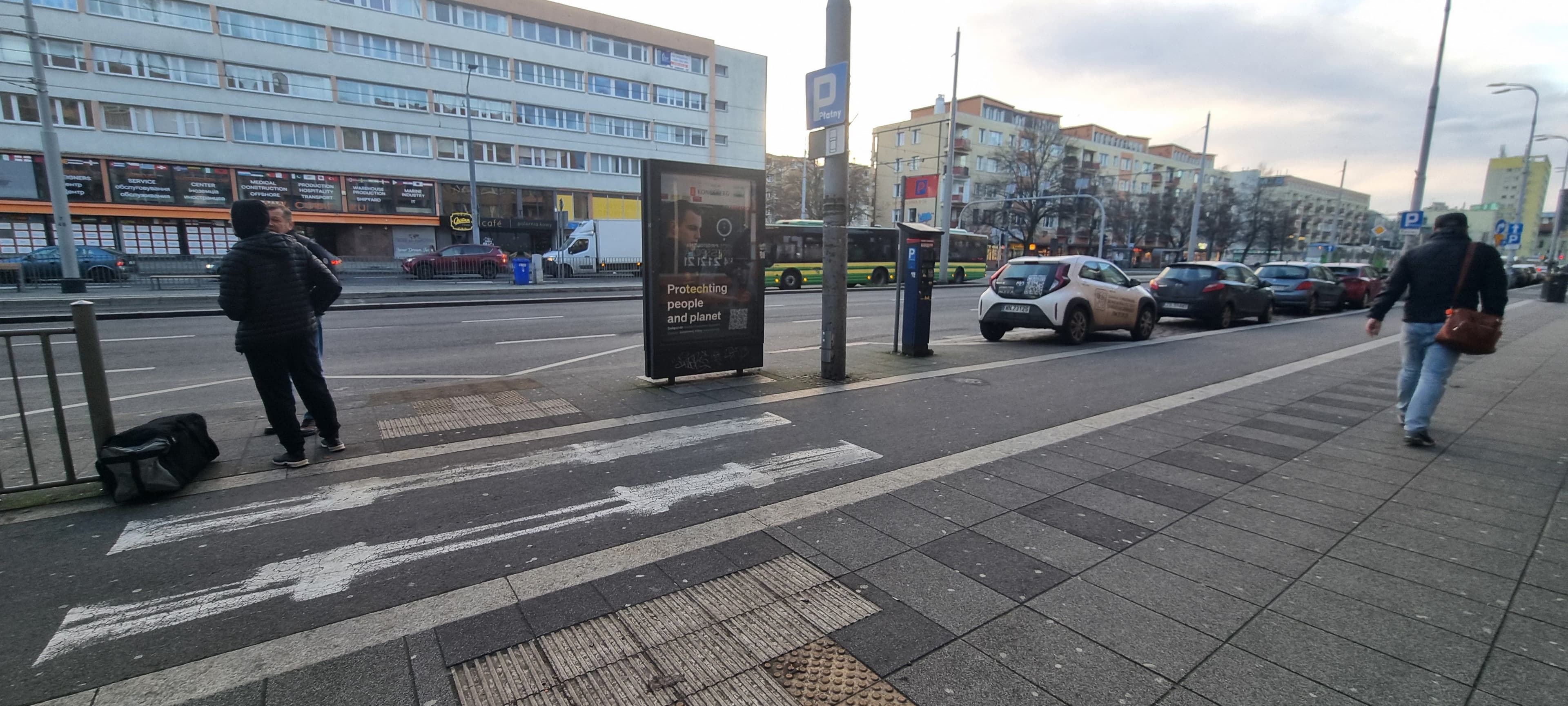 Citylight wolnostojący, Szczecin al. Wyzwolenia - Mazowiecka Citylight wolnostojący, Szczecin al. Wyzwolenia - Mazowiecka