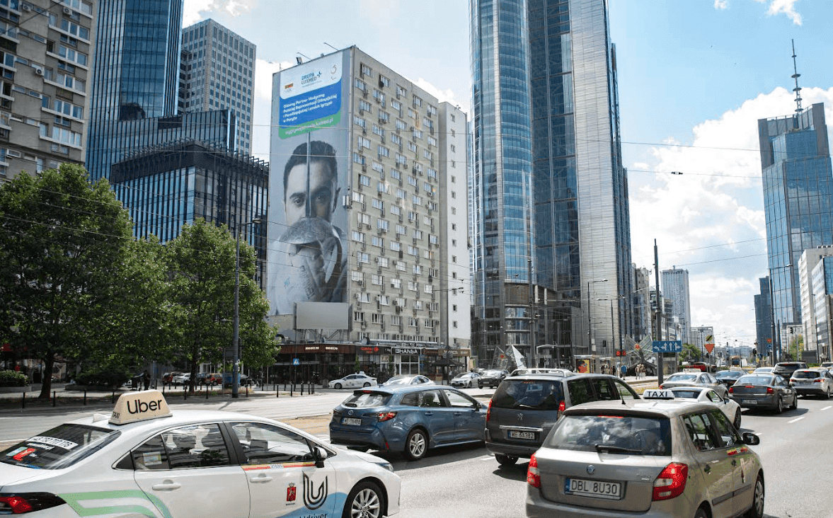 Reklama wielkoformatowa, Warszawa Jana Pawła II Reklama wielkoformatowa, Warszawa Jana Pawła II