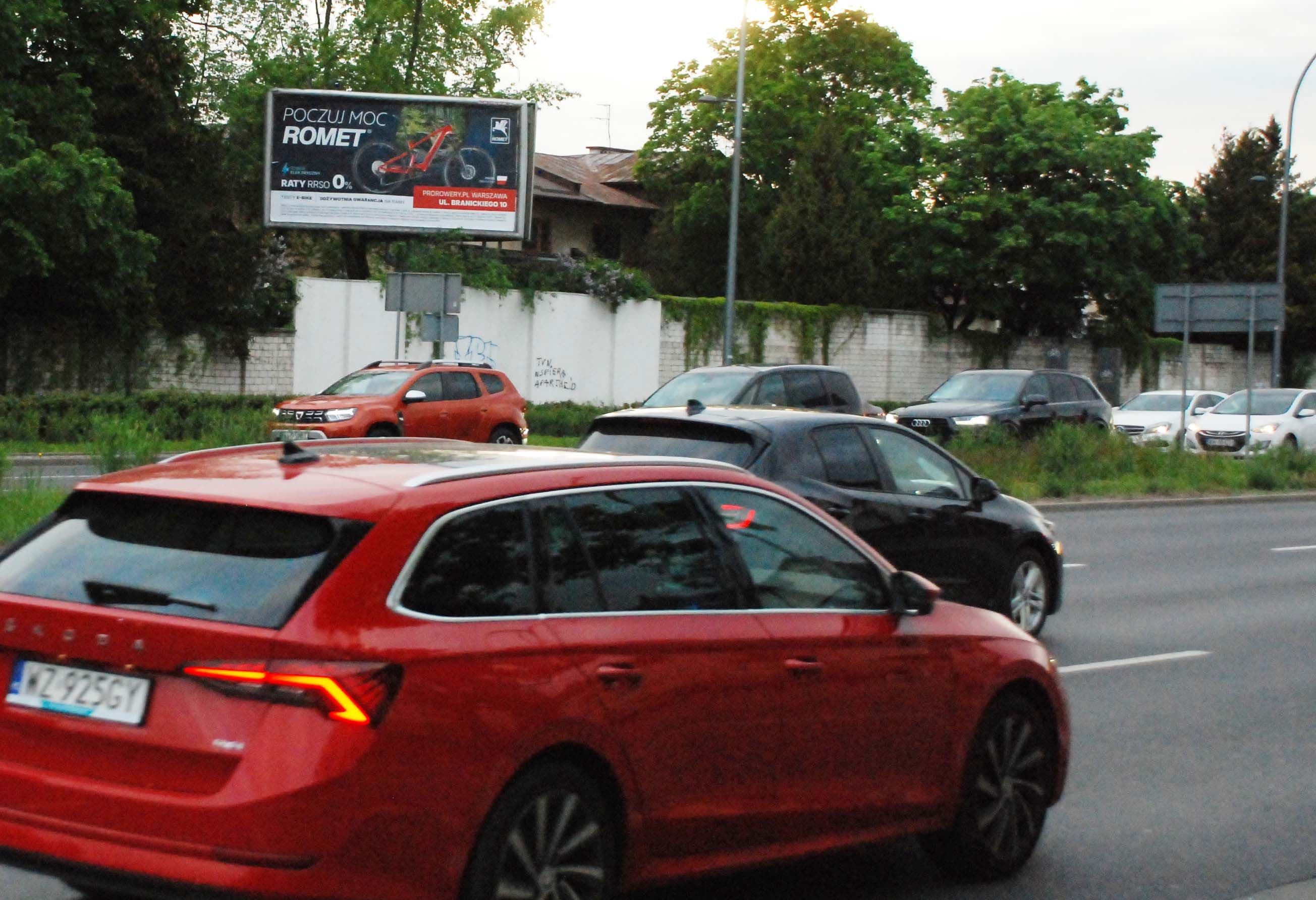 Billboard EURO12, Warszawa Powisińska - Ojcowska Billboard EURO12, Warszawa Powisińska - Ojcowska