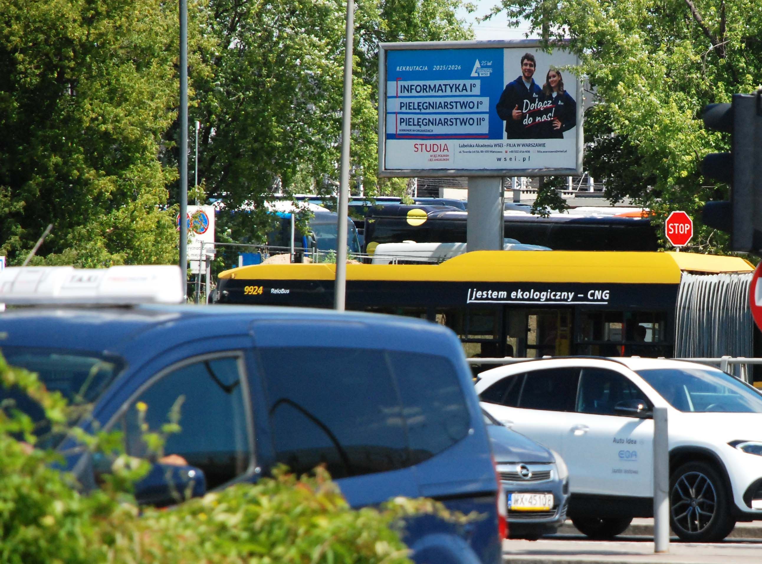 Billboard EURO18, Warszawa Prymasa Tysiąclecia - al. Jerozolimskie Billboard EURO18, Warszawa Prymasa Tysiąclecia - al. Jerozolimskie