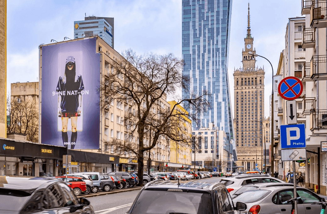 Reklama wielkoformatowa, Warszawa Złota Reklama wielkoformatowa, Warszawa Złota