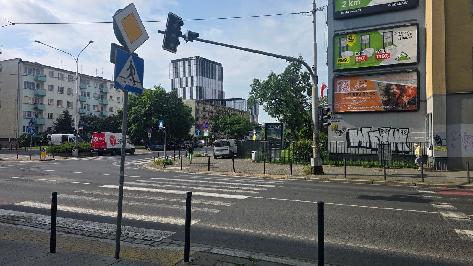 Billboard EURO12, Wrocław Kościuszki - Dworcowa Billboard EURO12, Wrocław Kościuszki - Dworcowa