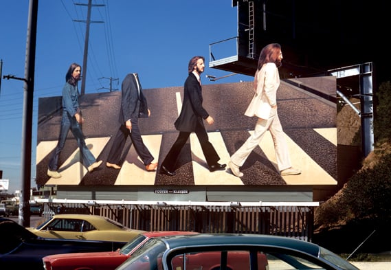 Beatles Sunset Strip Billboard for Abbey Road