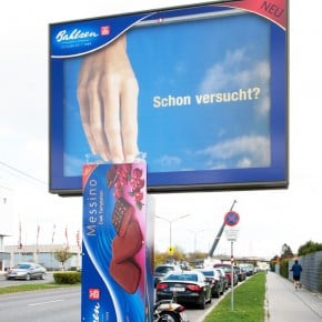 Smakowite reklamy zewnętrzne