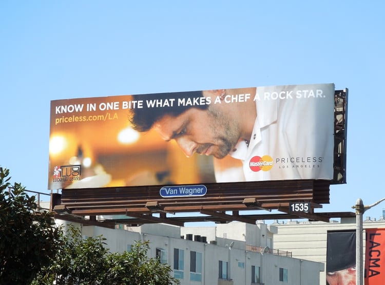 chef mastercard billboard