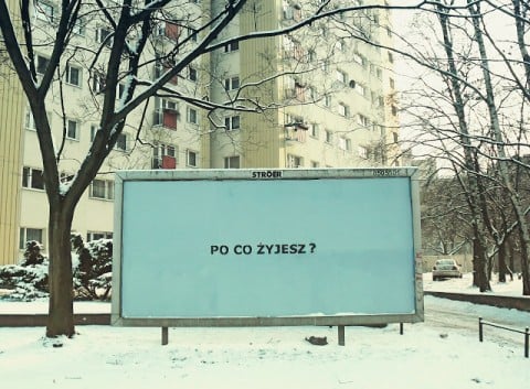 Zakaz smutku na billboardach