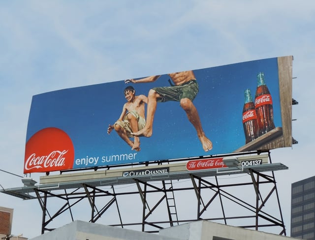 Coke enjoy summer billboard 2011