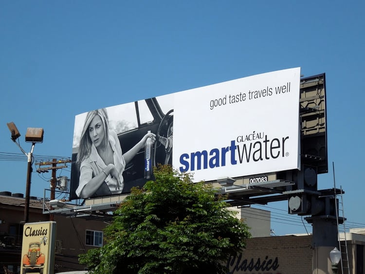 SmartWater goodtaste billboard