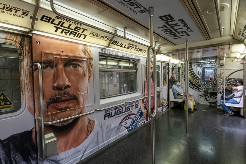 reklama w metrze