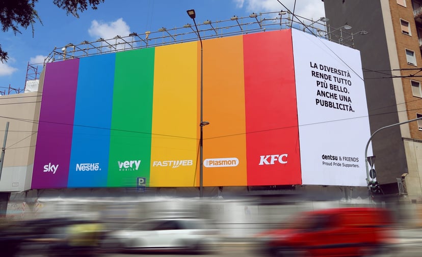 Kampania OOH na Pride Month