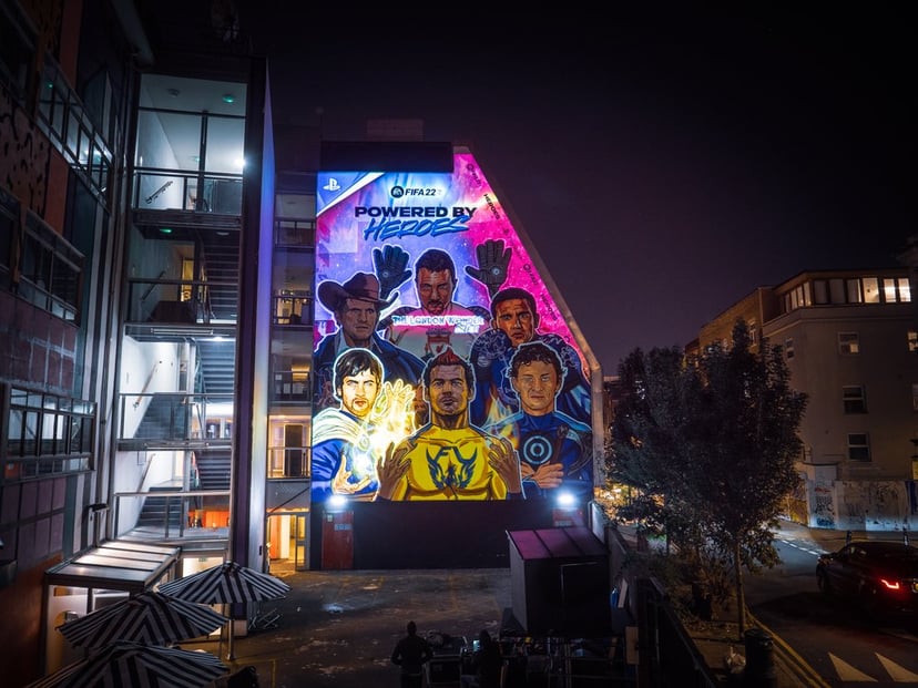 reklamy na muralach